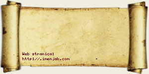 Josif Joksić vizit kartica